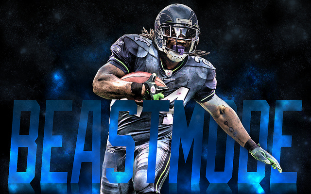 carta da parati lynch marshawn,equipaggiamento sportivo,casco,super bowl,giochi,giocatore