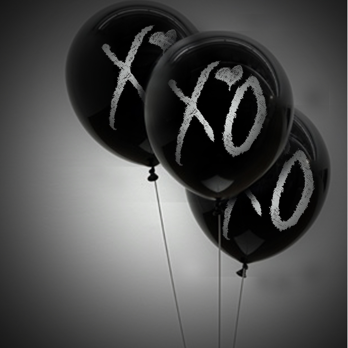 the weeknd wallpaper,balloon,black,party supply,still life photography,black and white