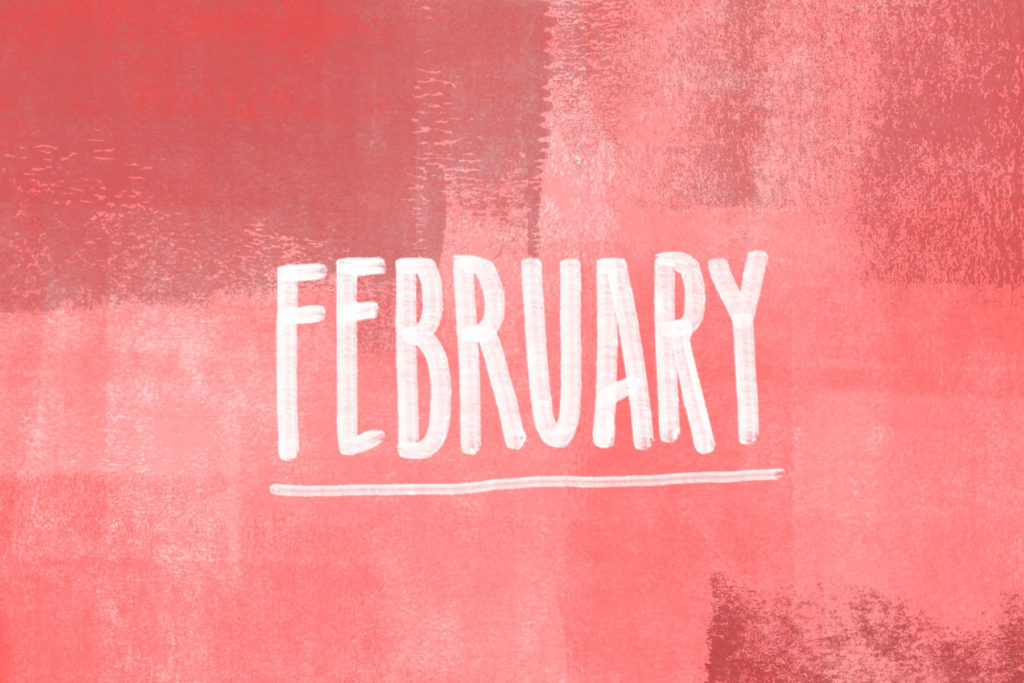 february wallpaper,text,pink,red,font,magenta