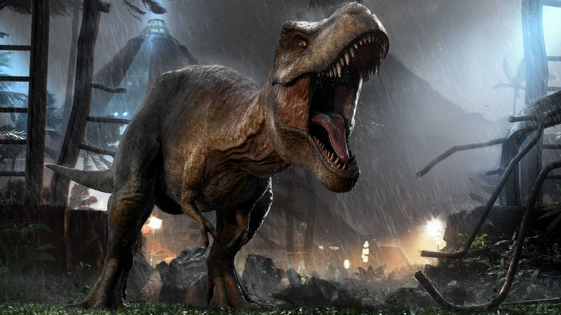 jurassic world wallpaper,dinosaurier,tyrannosaurus,velociraptor,landtier,erfundener charakter