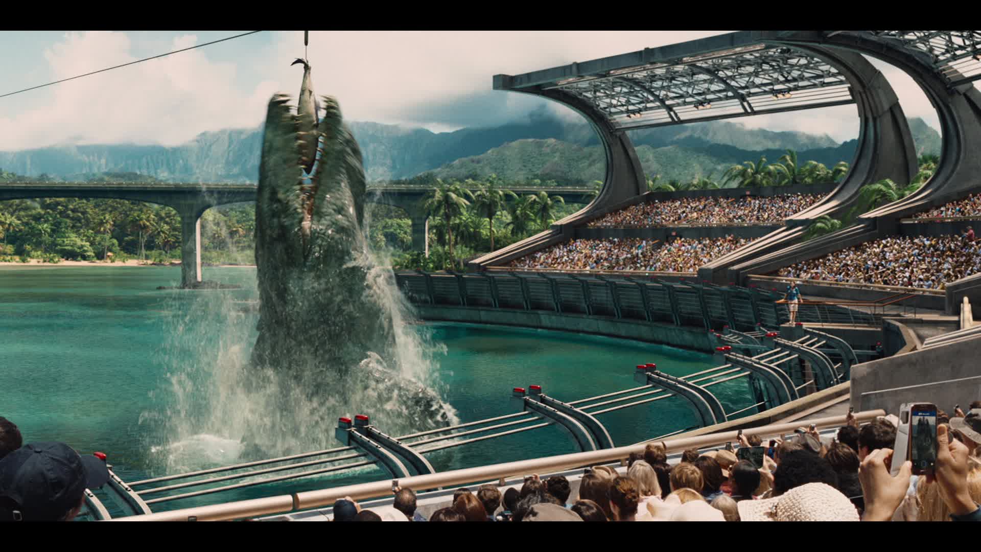 jurassic world wallpaper,water,water resources,world,tourism,architecture