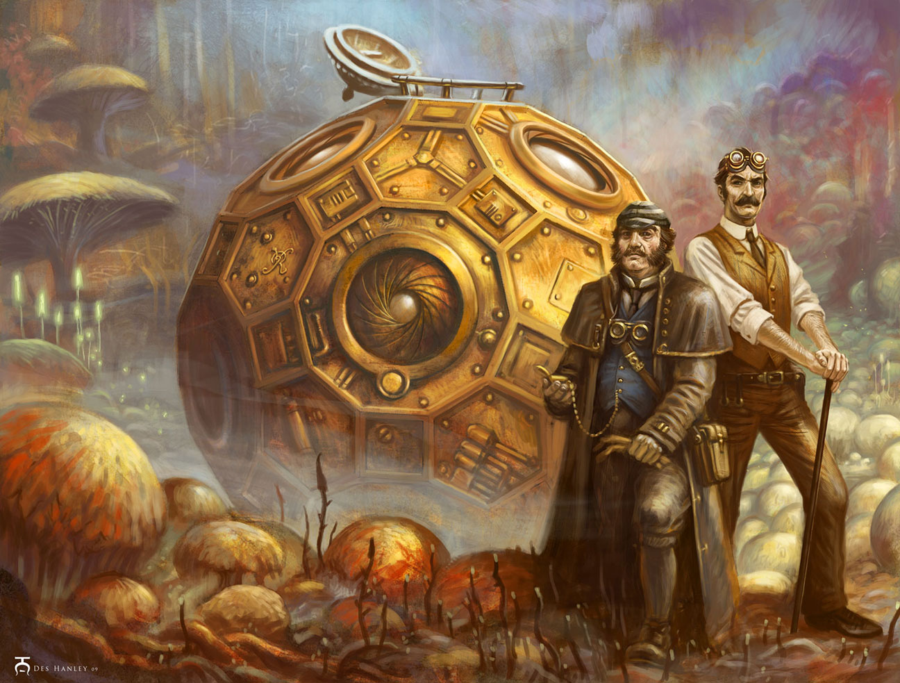steampunk wallpaper,mythology,painting,art,cg artwork,adventure game