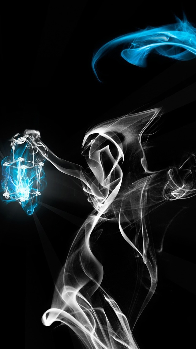 fondo de pantalla móvil iphone,fumar,azul eléctrico,de fumar
