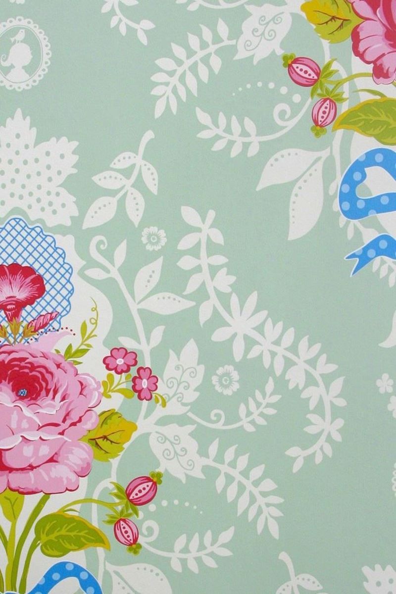 chic wallpaper,pink,aqua,pattern,floral design,wallpaper
