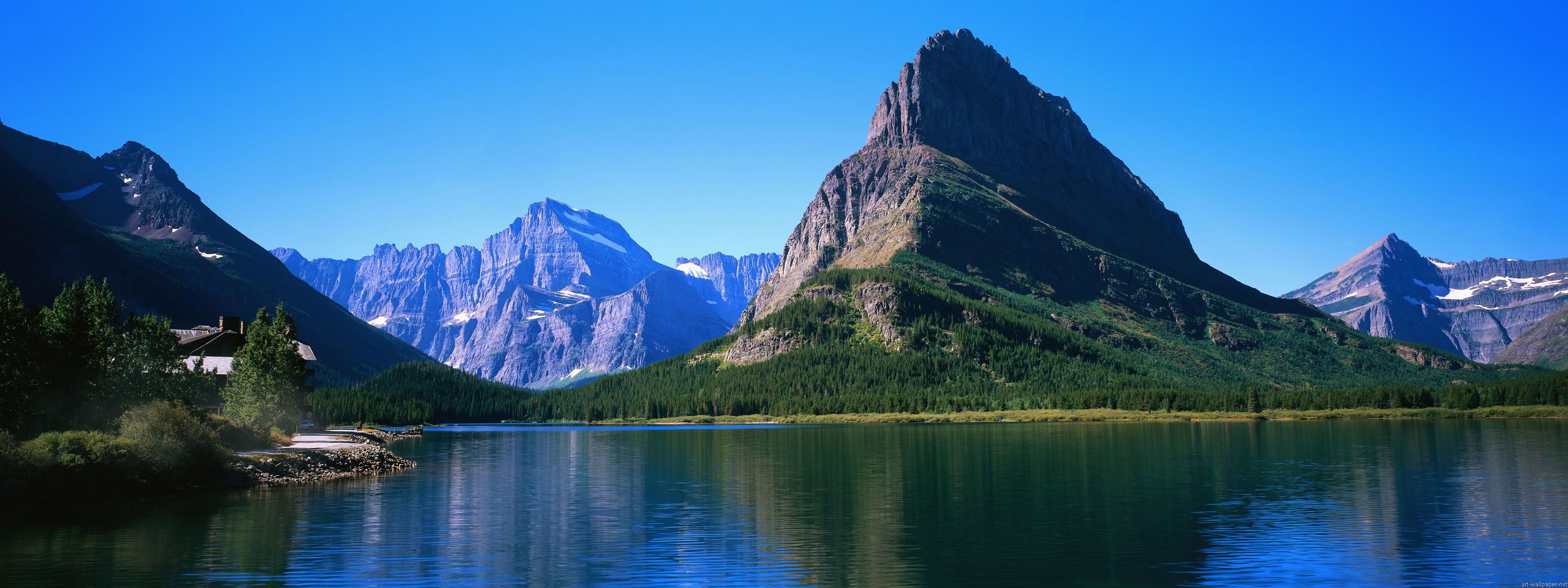 デュアル壁紙,山,自然の風景,水域,自然,反射