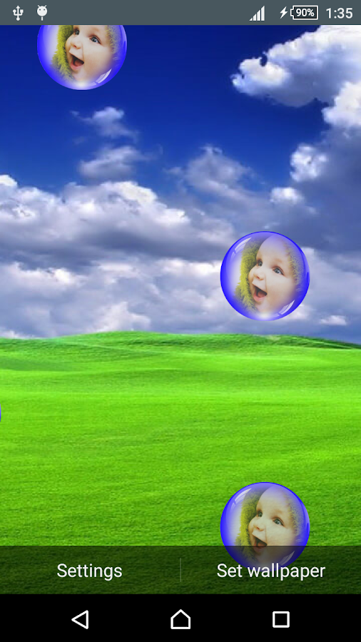 sky live wallpaper,nature,sky,atmosphere,grassland,screenshot