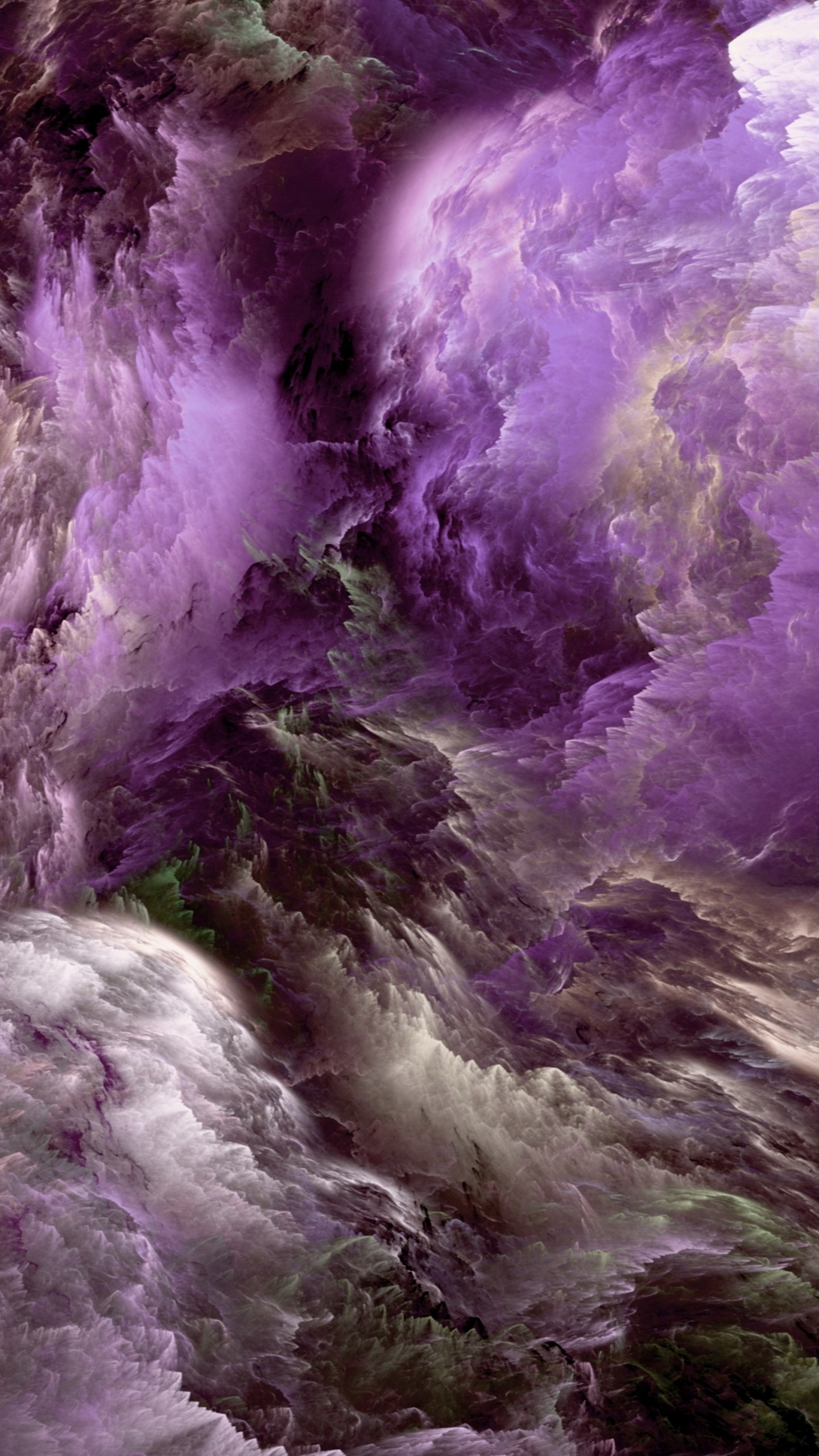 空ライブ壁紙,空,自然,紫の,バイオレット,雲