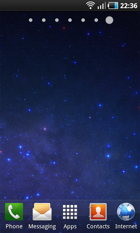 cielo live wallpaper,blu,cielo,immagine dello schermo,spazio,atmosfera
