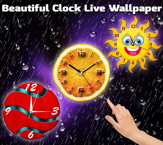 photo clock live wallpaper,font,space,illustration,graphic design,world