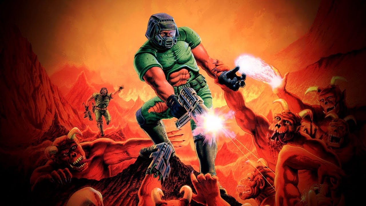 doom wallpaper,action adventure game,fictional character,cg artwork,pc game,games