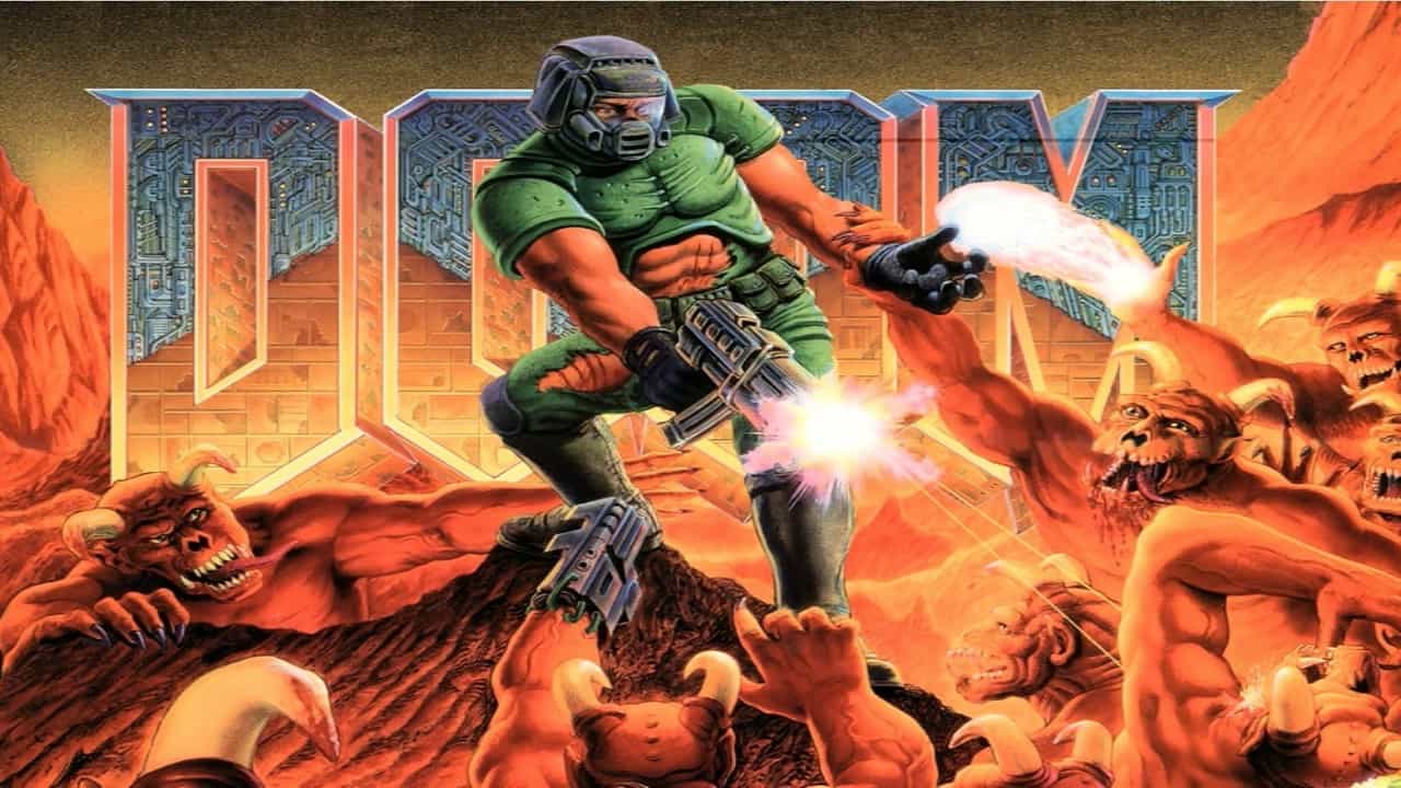 doom wallpaper,action adventure game,pc game,fictional character,games,fiction