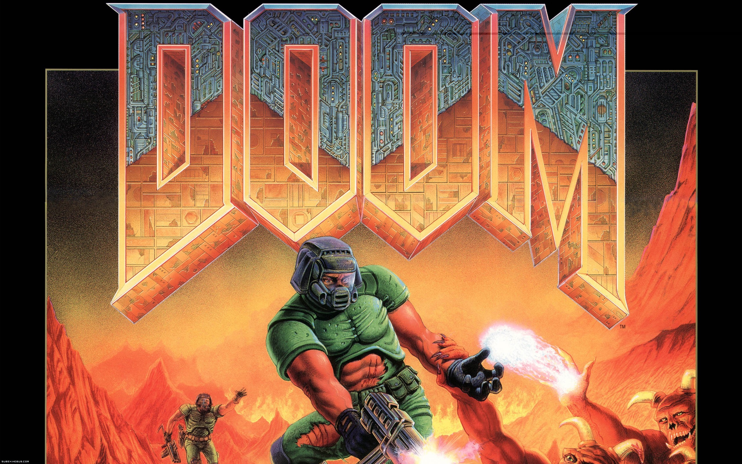doom wallpaper,action adventure game,pc game,games,adventure game,fictional character