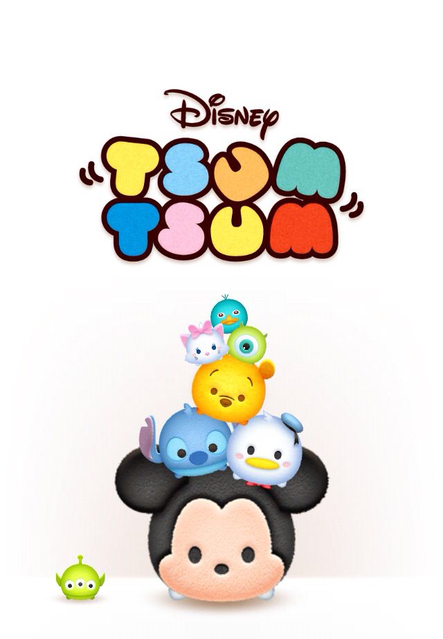 tsum tsum wallpaper,cartoon,clip art,smile,illustration