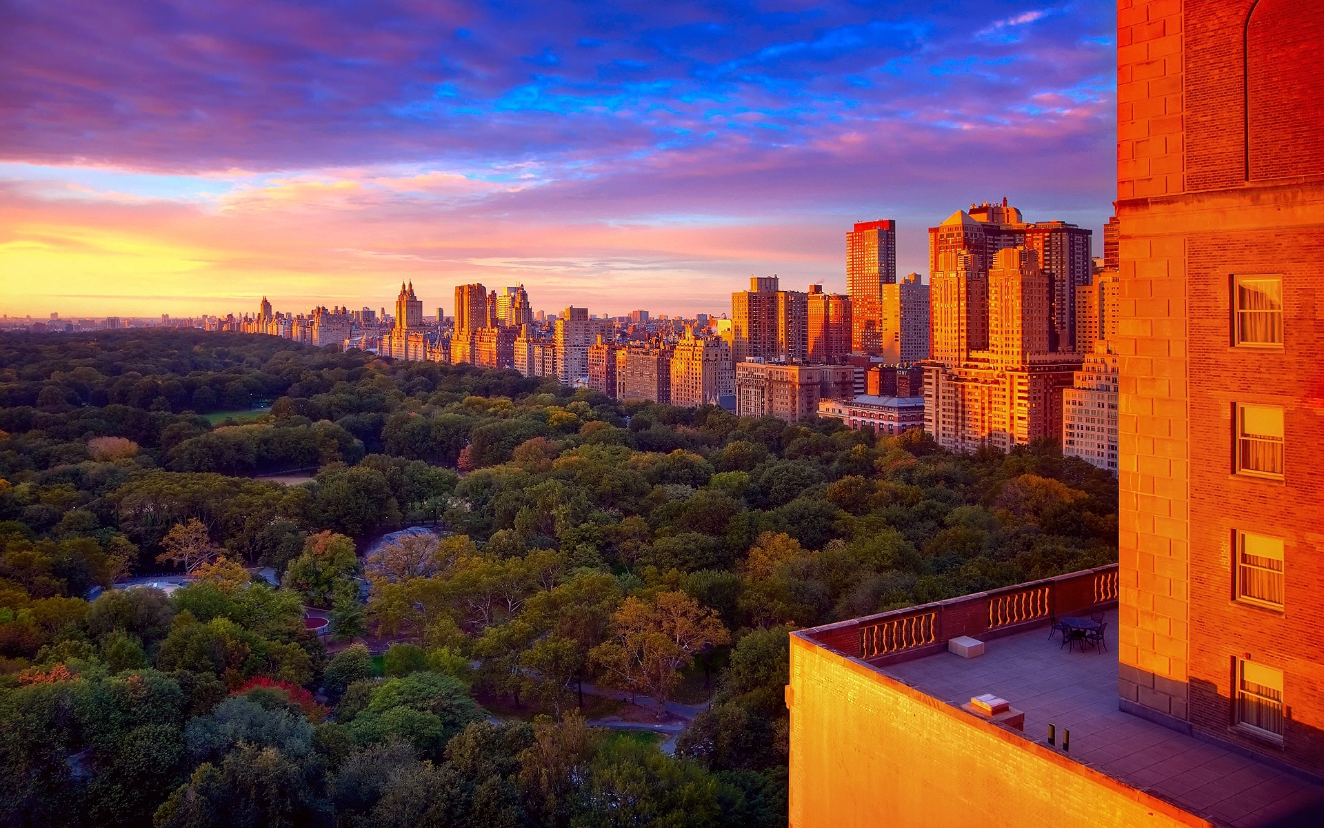 park wallpaper,sky,nature,metropolitan area,city,cityscape