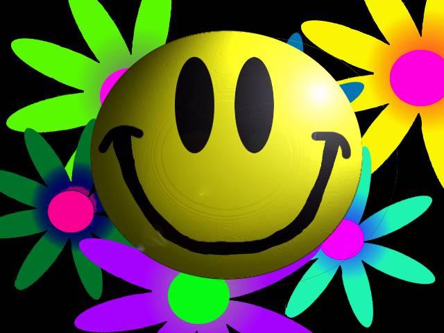 smiley face wallpaper,emoticon,green,yellow,black,smiley