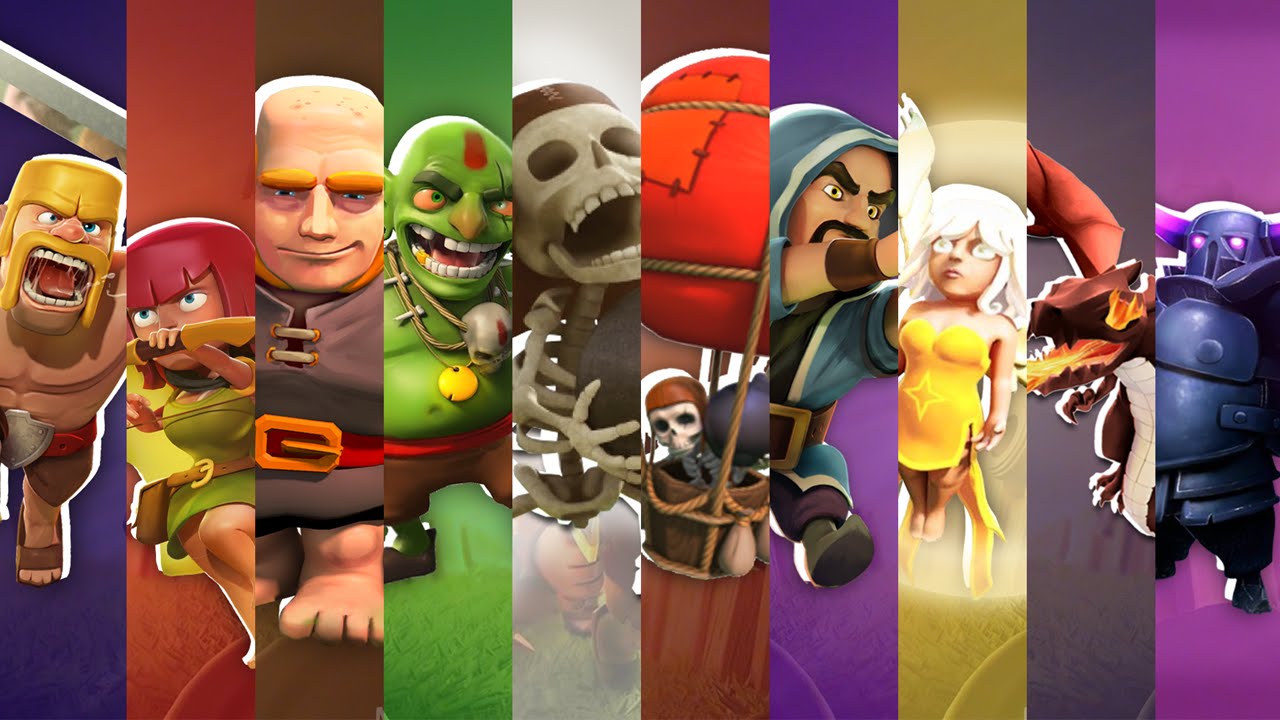 clash of clans wallpaper hd,spielzeug,animierter cartoon,animation,action figur,erfundener charakter