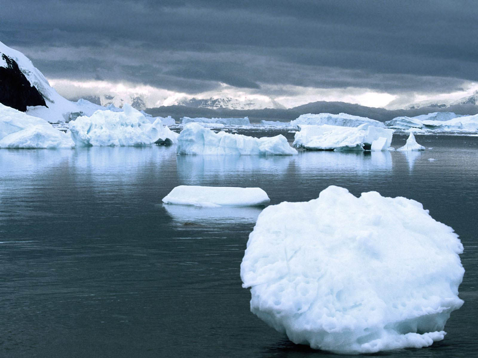 氷の壁紙,氷山,氷,氷河湖,北極海,溶融