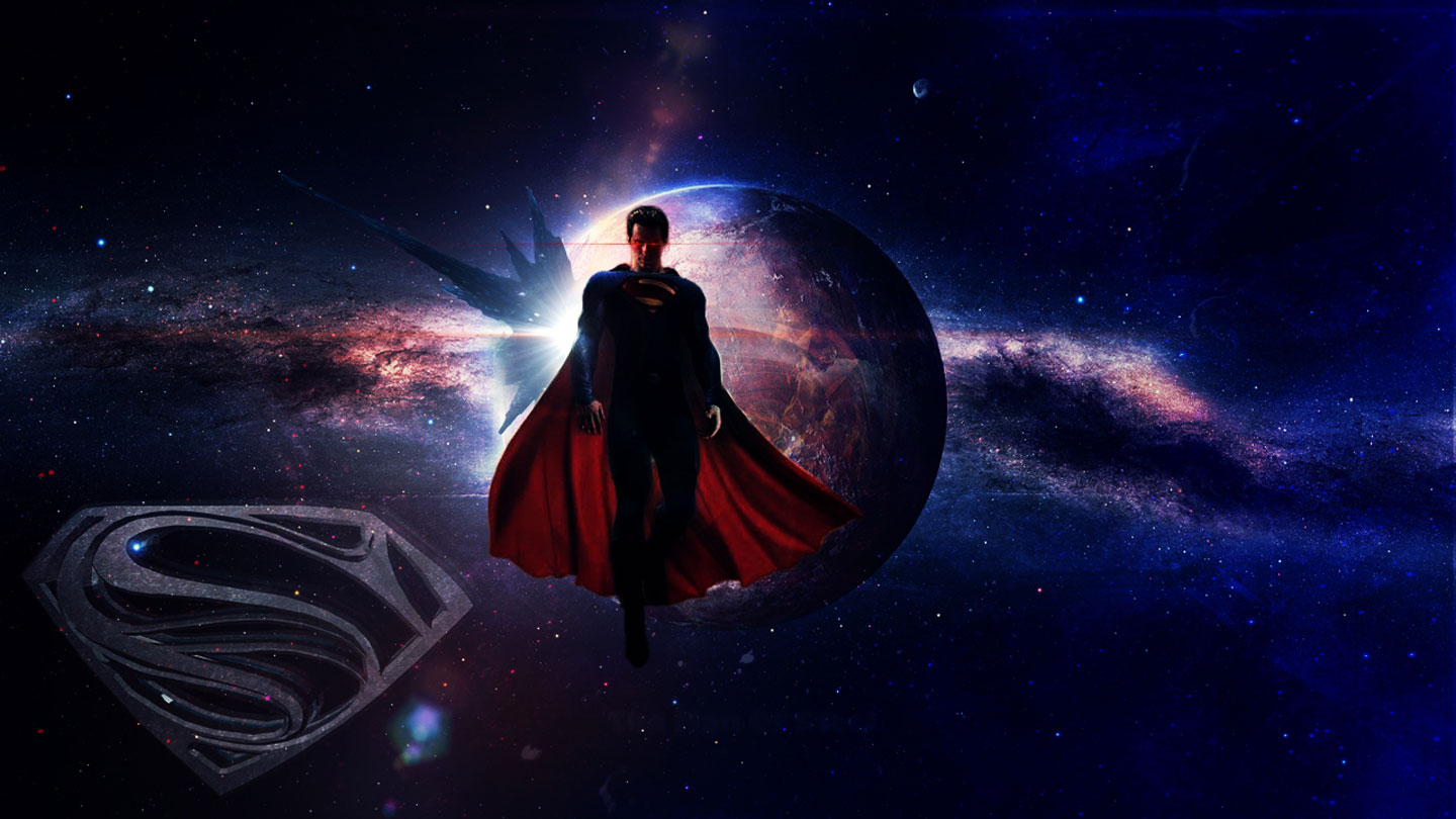 man of steel wallpaper,sky,astronomical object,cg artwork,space,universe