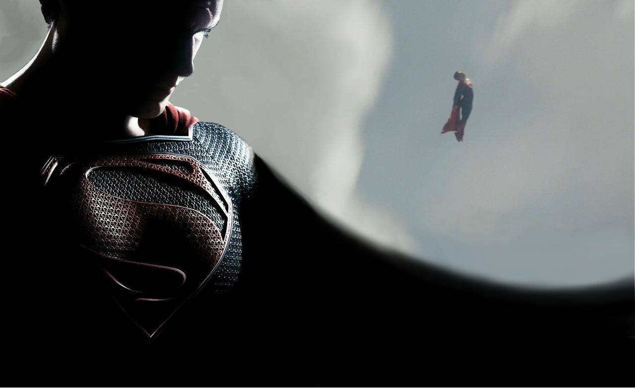 man of steel wallpaper,sky,fictional character,photography,batman,superman
