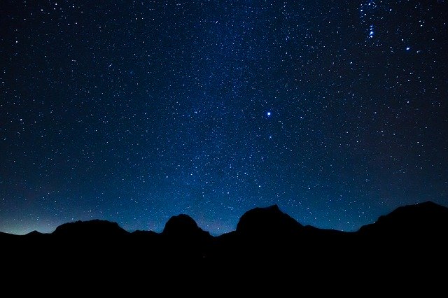 シエロの壁紙,空,青い,黒,夜,星