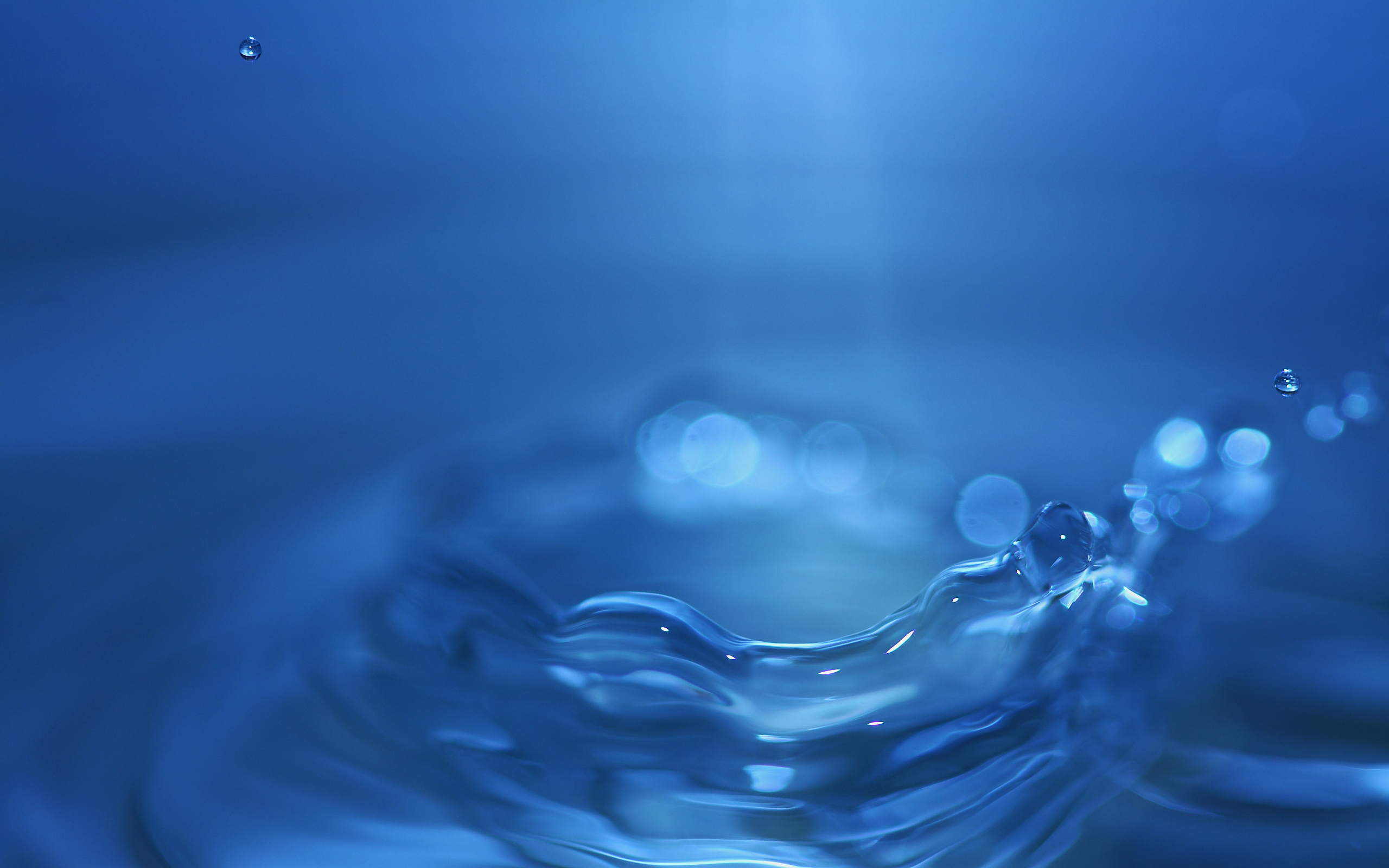 壁紙agua,青い,水,落とす,空,液体