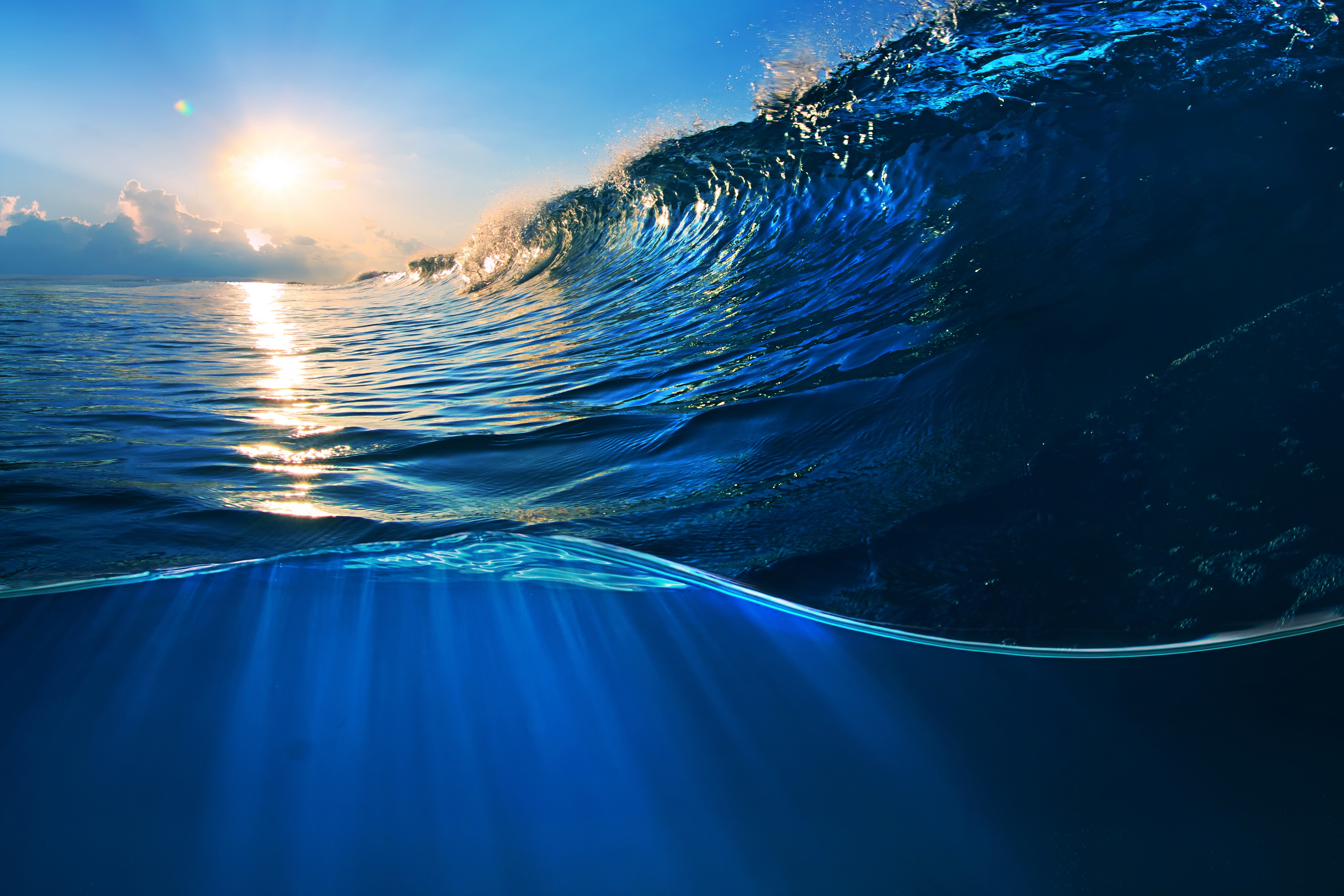 fondo de pantalla agua,ola,azul,onda de viento,cielo,agua