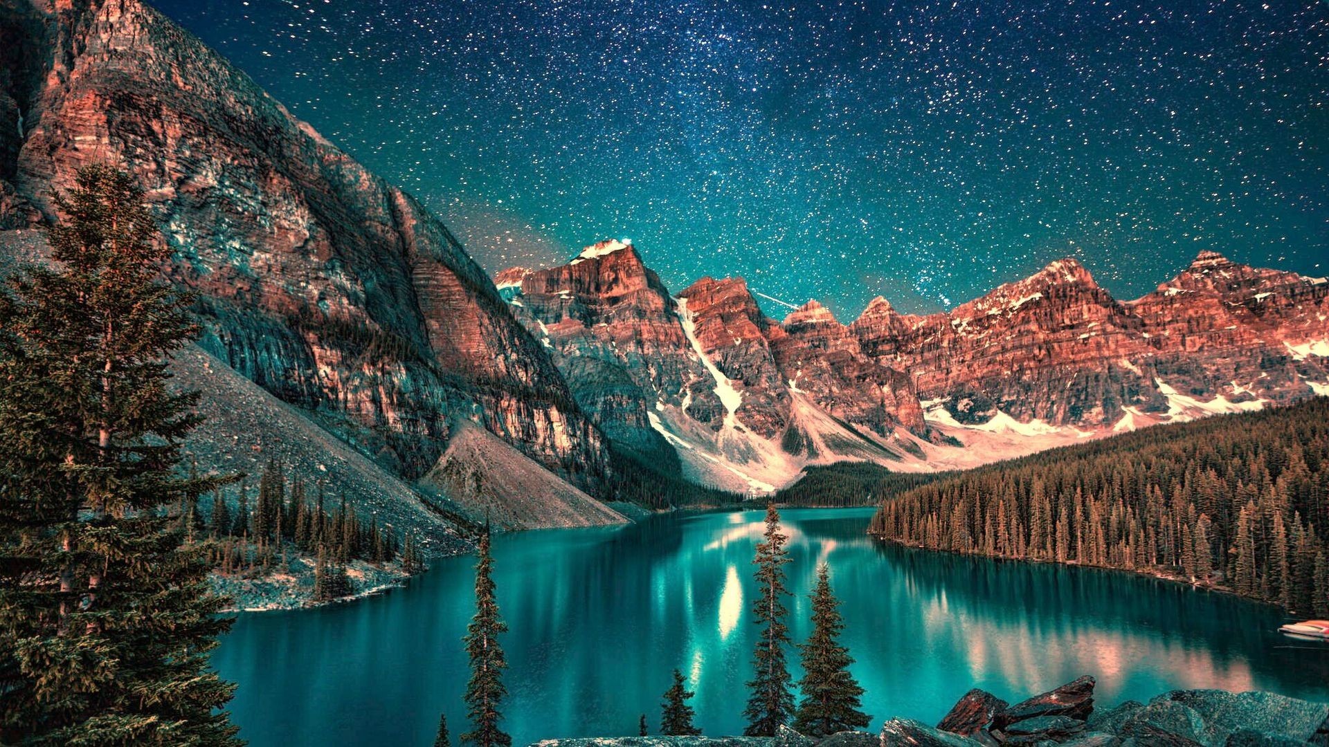 wallpaper hd for desktop full screen 1080p,natural landscape,nature,sky,glacial lake,mountain