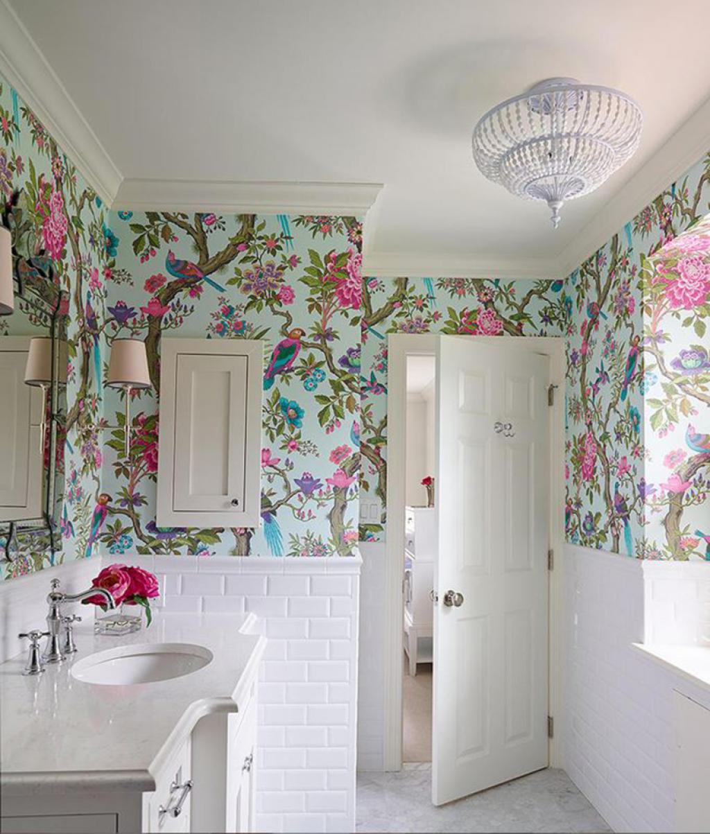 bathroom wallpaper ideas,room,ceiling,interior design,property,tile