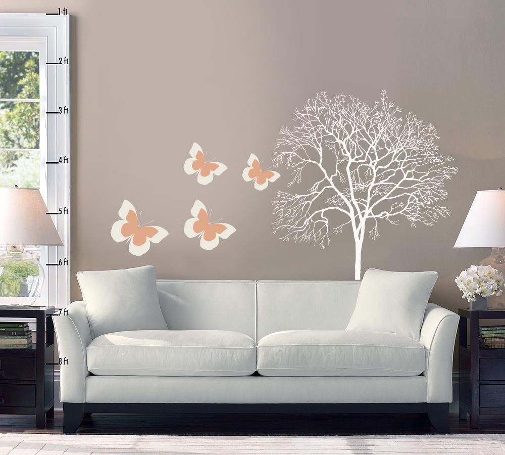 wallpaper designs for living room,wall sticker,wall,room,living room,leaf