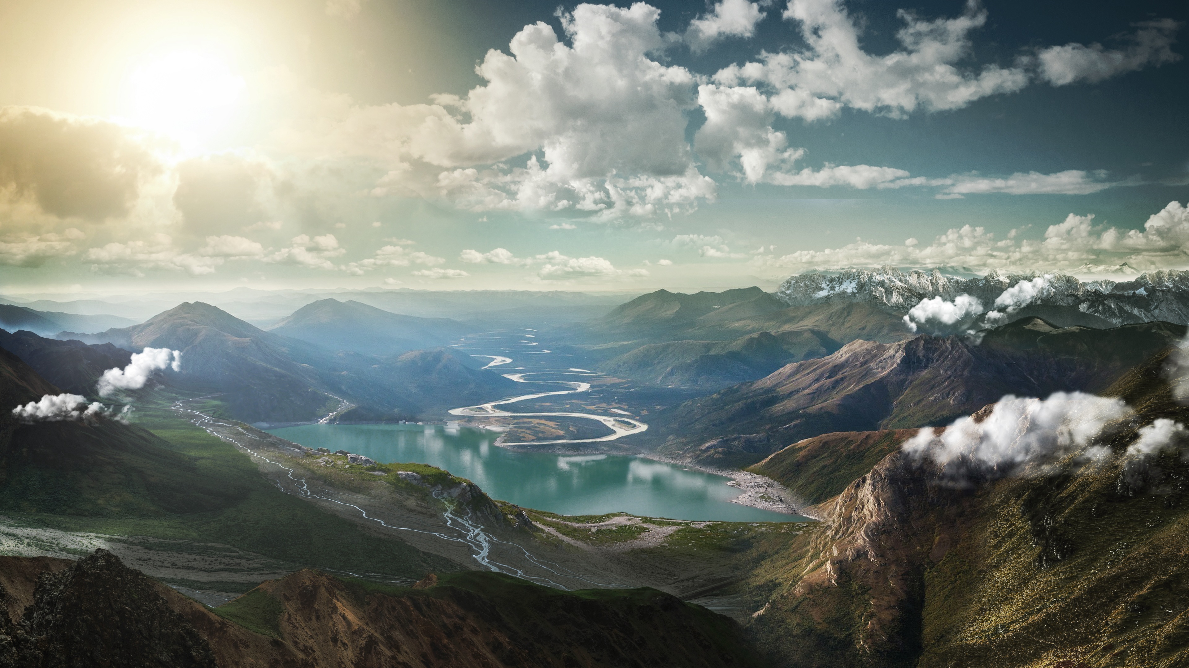 4k desktop wallpaper,mountainous landforms,mountain,sky,nature,mountain range