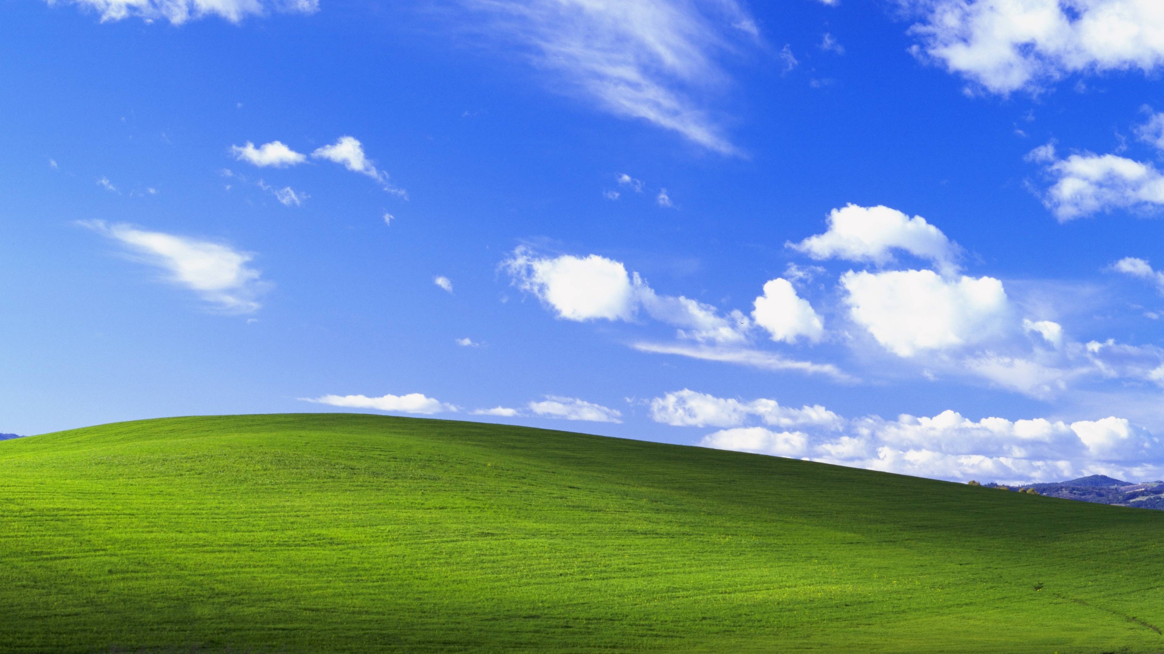 sfondo con risoluzione 4k,cielo,prateria,verde,paesaggio naturale,blu