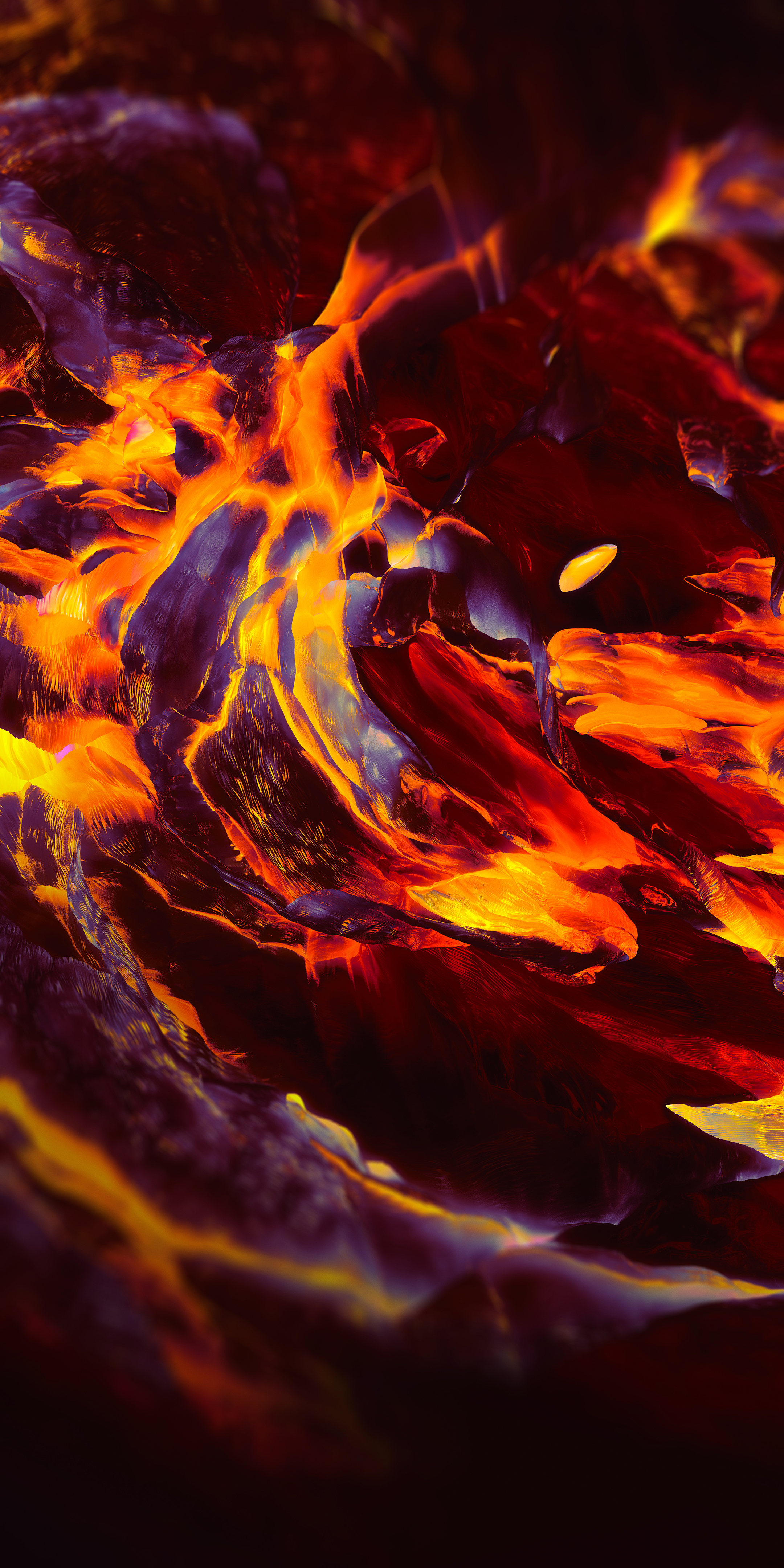 4k wallpapers for android,geological phenomenon,orange,purple,flame,heat
