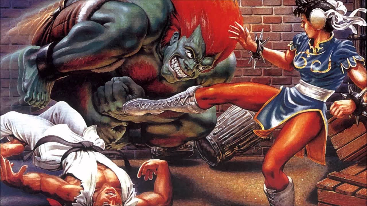 street fighter wallpaper,fictional character,mythology,cg artwork,illustration,fiction