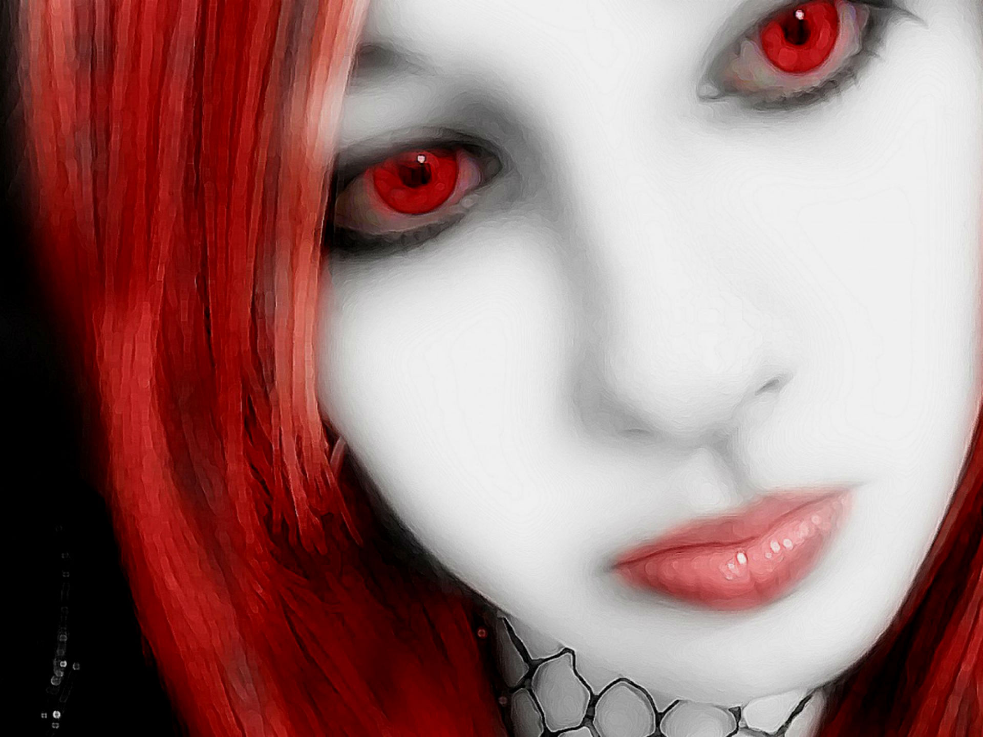 vampire wallpaper,hair,face,red,lip,eyebrow