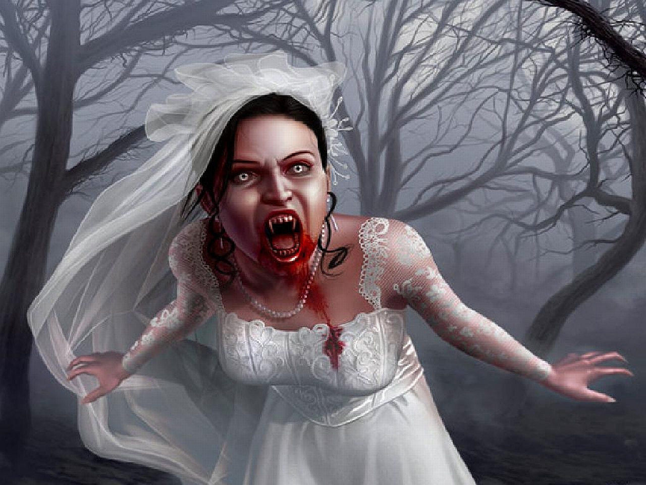 vampire wallpaper,fiction,zombie,fictional character,tree,photography