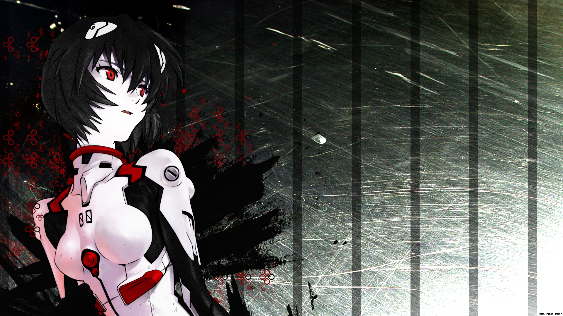 evangelion wallpaper,cartoon,anime,black hair,illustration,animation