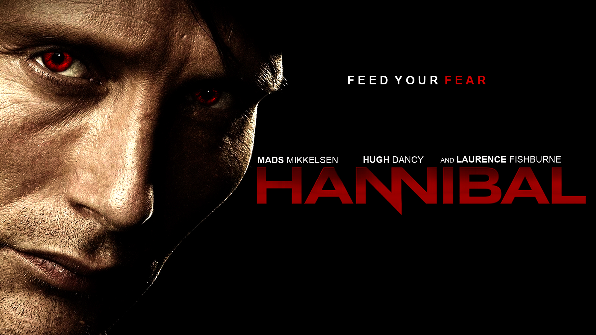 hannibal wallpaper,movie,poster,font,darkness,fictional character