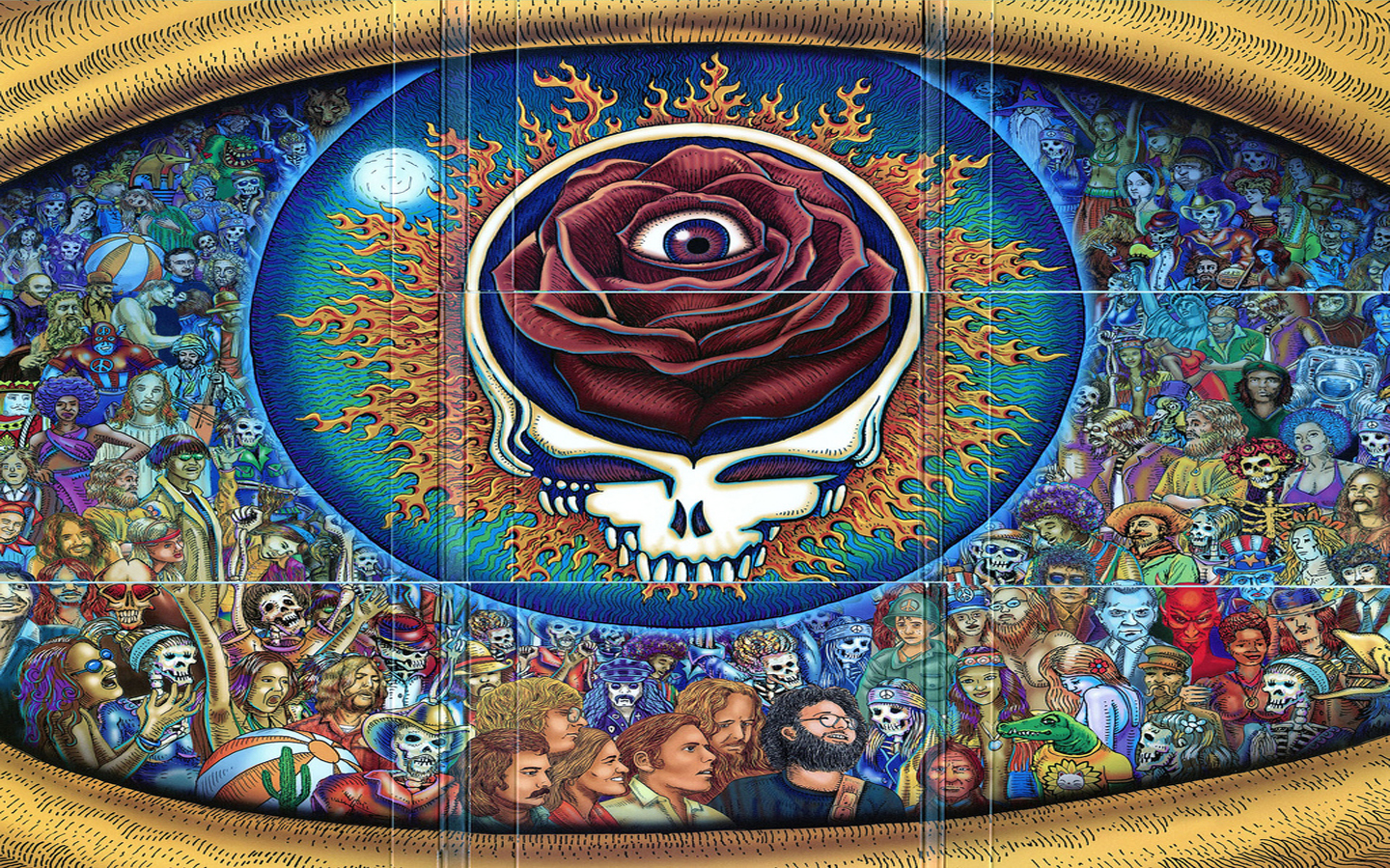 fondo de pantalla muerto agradecido,arte psicodélico,arte,mosaico,modelo,artes visuales