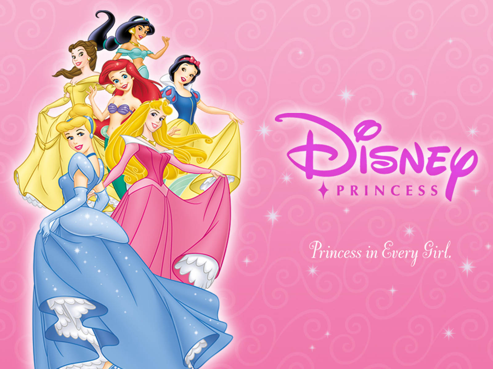 fond d'écran princesse disney,dessin animé,texte,rose,illustration,graphique