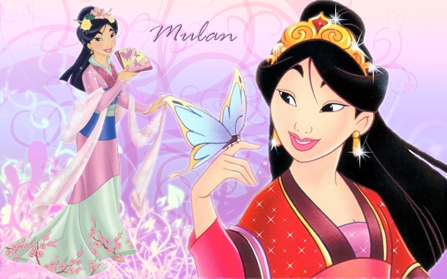 fond d'écran princesse disney,dessin animé,oeuvre de cg,anime,rose,personnage fictif