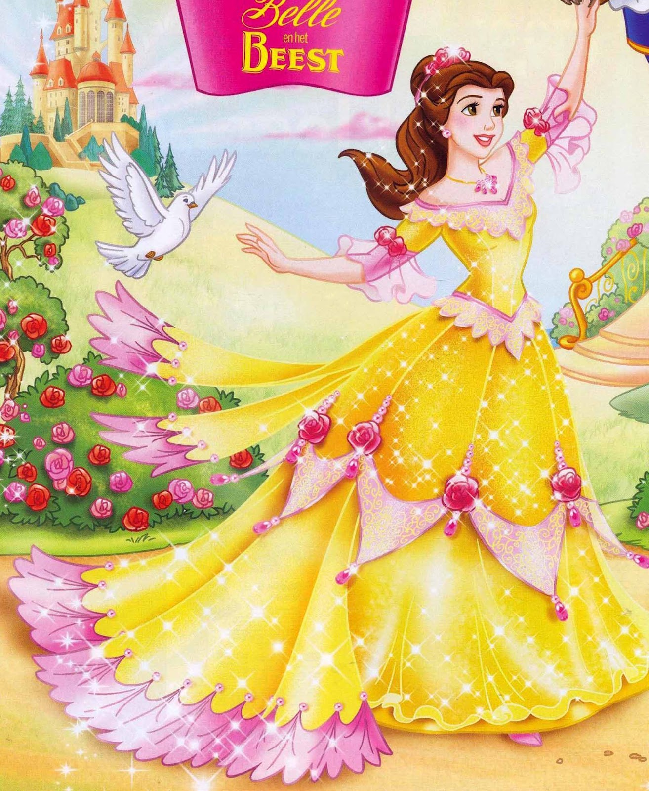disney princess wallpaper,doll,fictional character,dance,barbie,costume design
