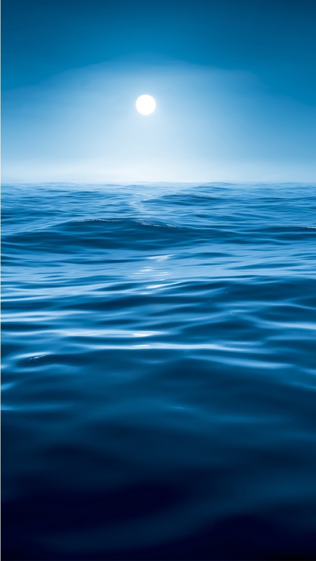 1136x640壁紙,空,青い,水,海洋,地平線