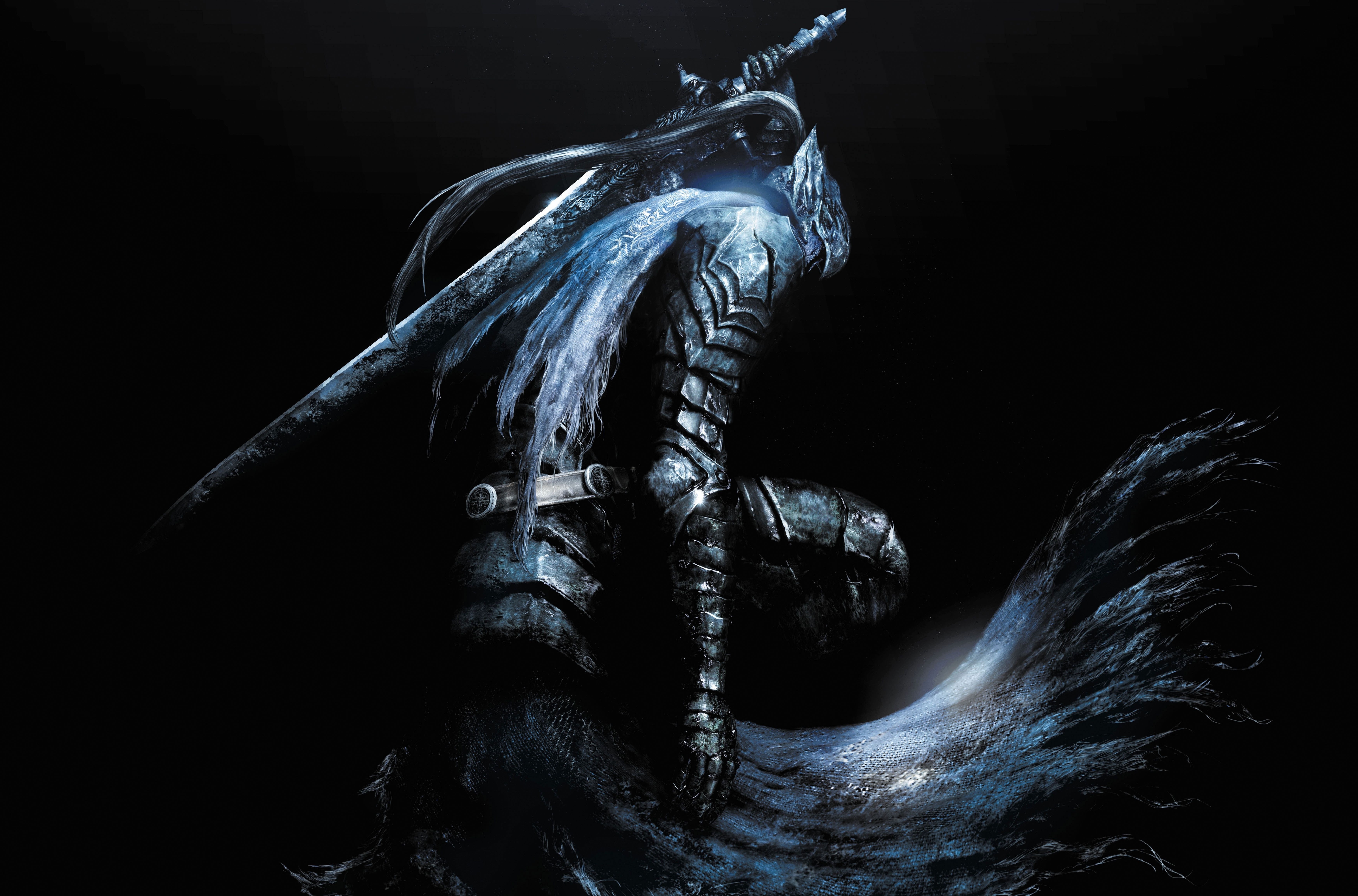 artorias wallpaper,darkness,cg artwork,water,illustration,photography