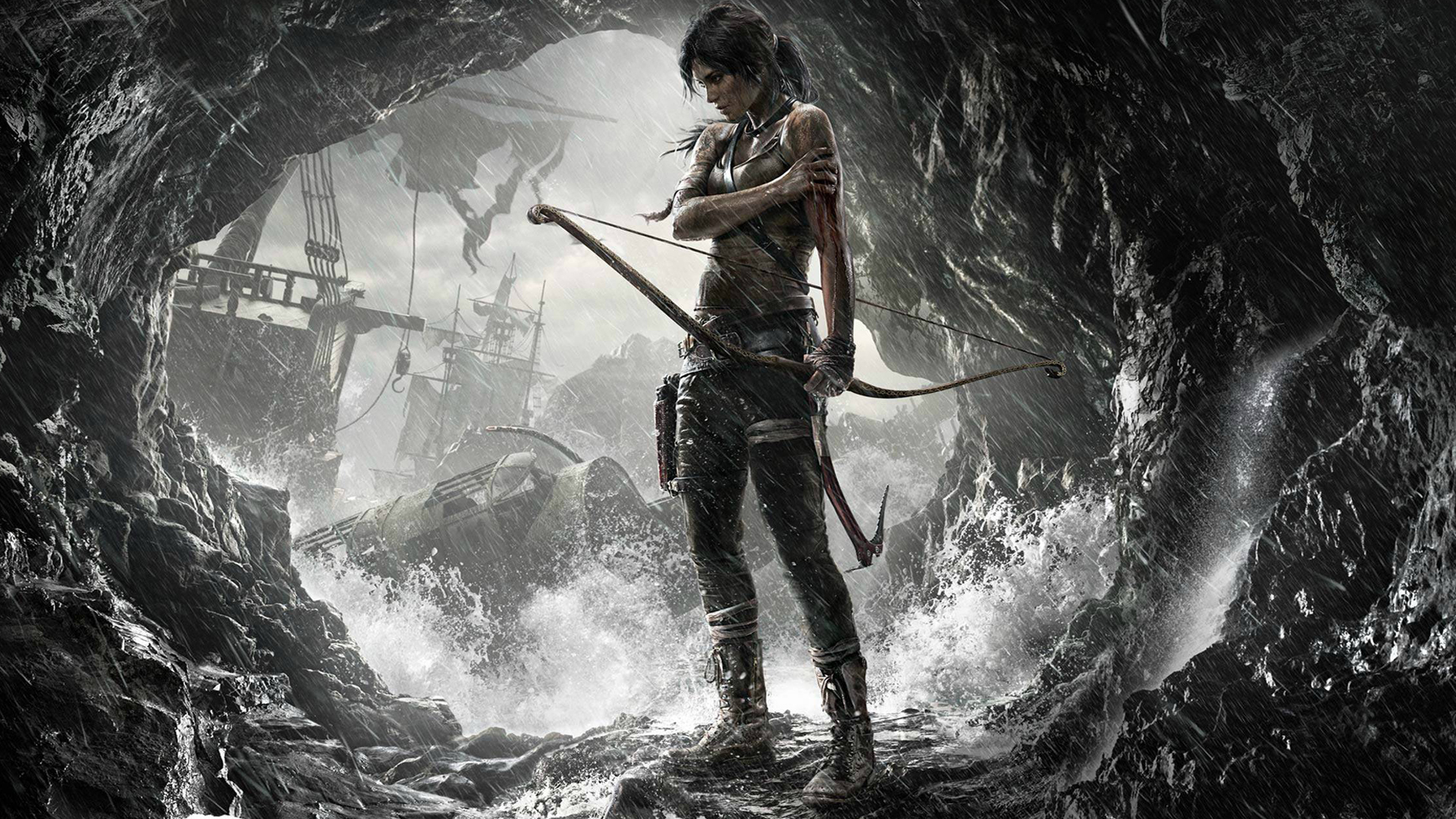 tomb raider wallpaper,action adventure game,photography,illustration,cg artwork,fiction