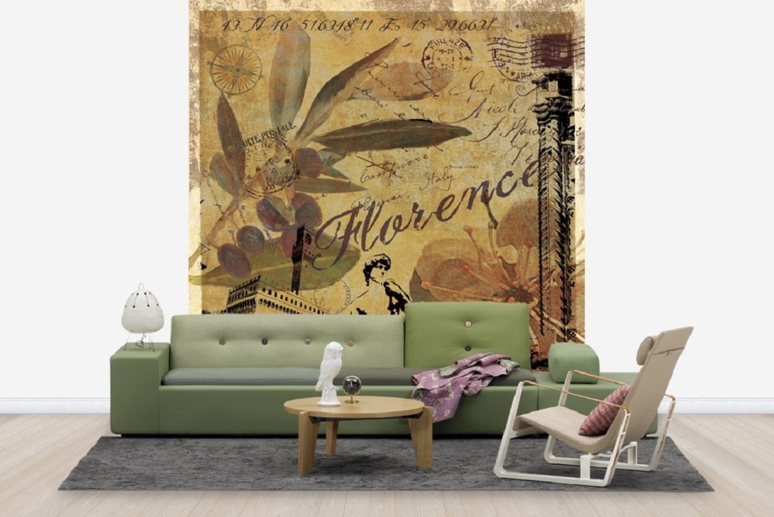 vintage style wallpaper,furniture,living room,wall,room,couch (#143417