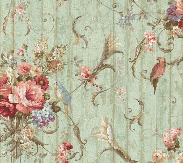 ビンテージスタイルの壁紙,ピンク,壁紙,花柄,パターン,繊維