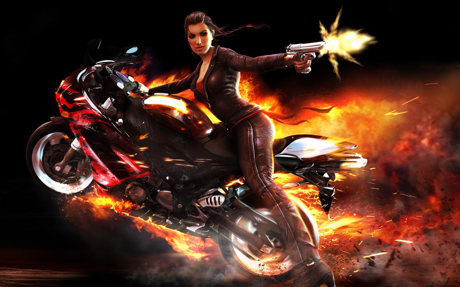action wallpaper hd,motorcycle,stunt performer,vehicle,motorcycling,cg artwork