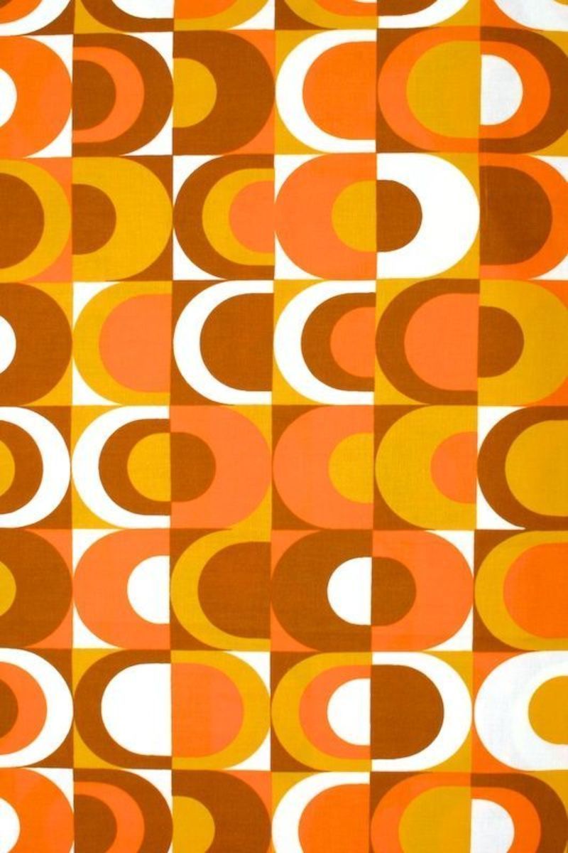 레트로 벽지 영국,주황색,노랑,무늬,선,디자인