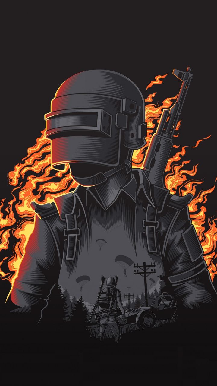 gaming wallpaper für android,illustration,erfundener charakter,ärmel,t shirt,helm