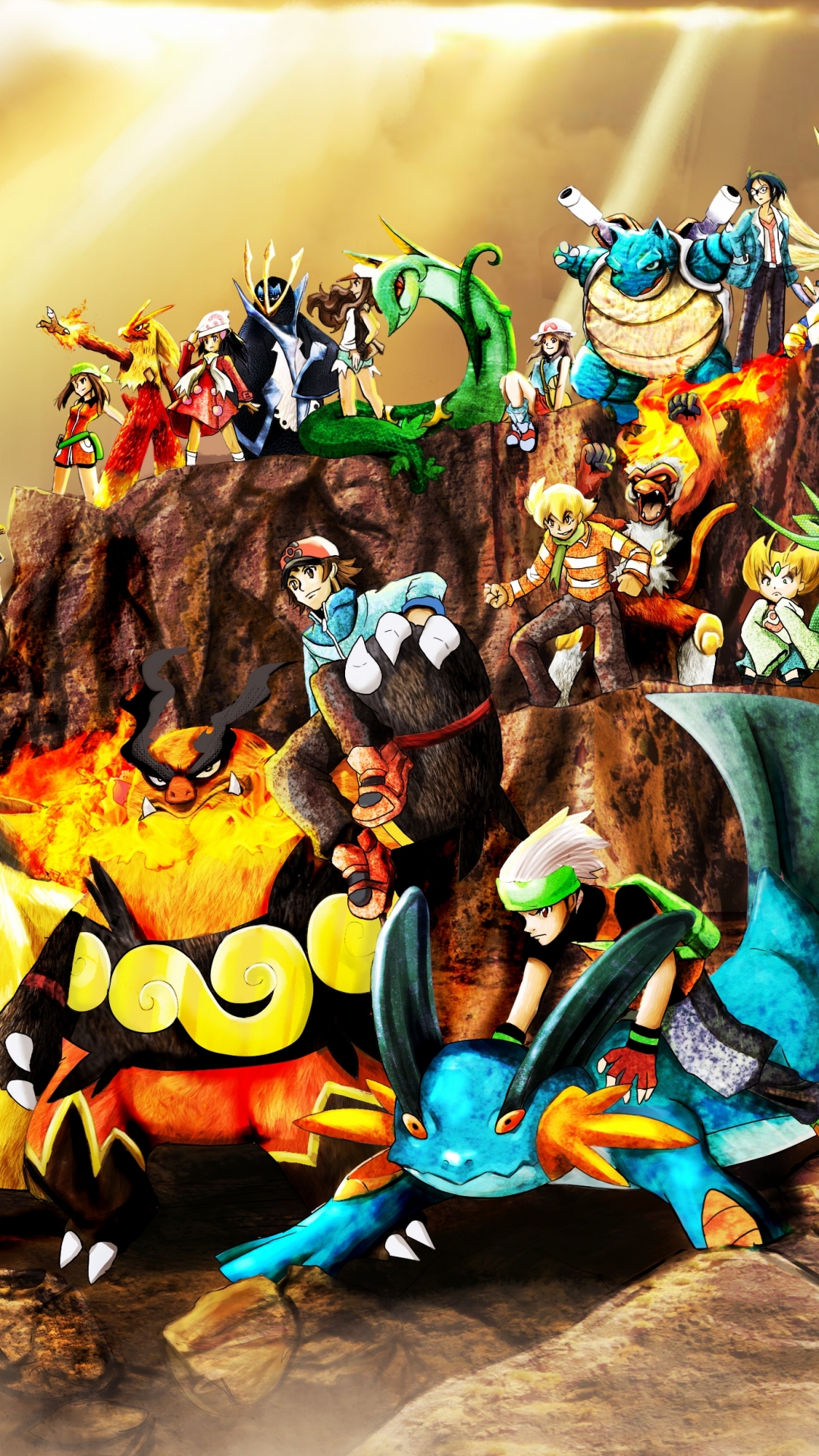 pokemon wallpapers free,cartoon,illustration,fictional character,art,fiction